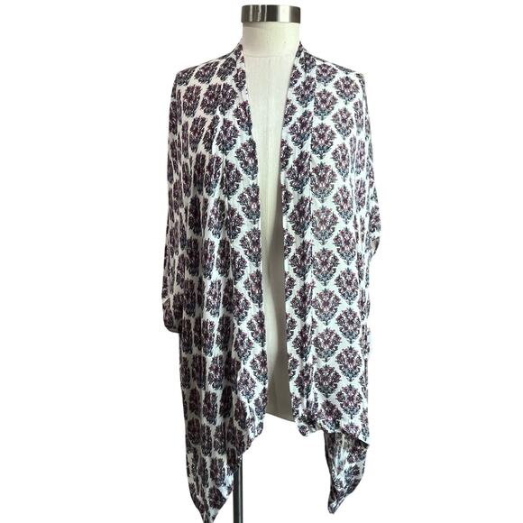 LOFT Floral Lightweight Rayon Blend Kimono Size XS/S - Picture 1 of 7